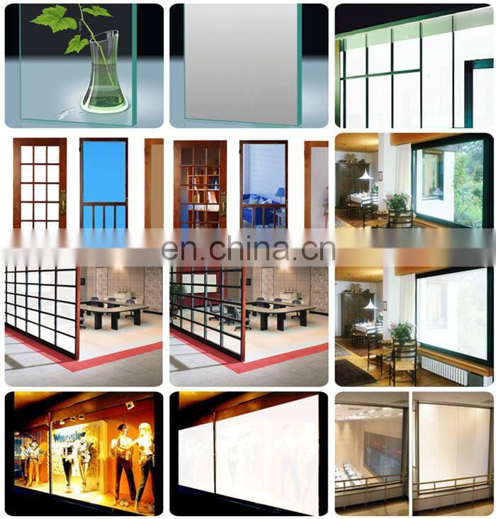 China high quality hot sale PDLC switchable privacy smart glass shower door suppliers