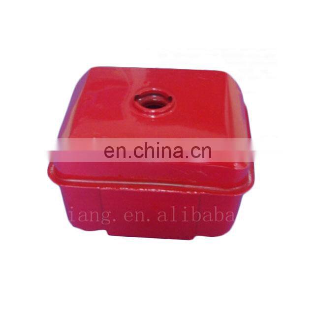 Plastic fuel tank for agricultural tractor