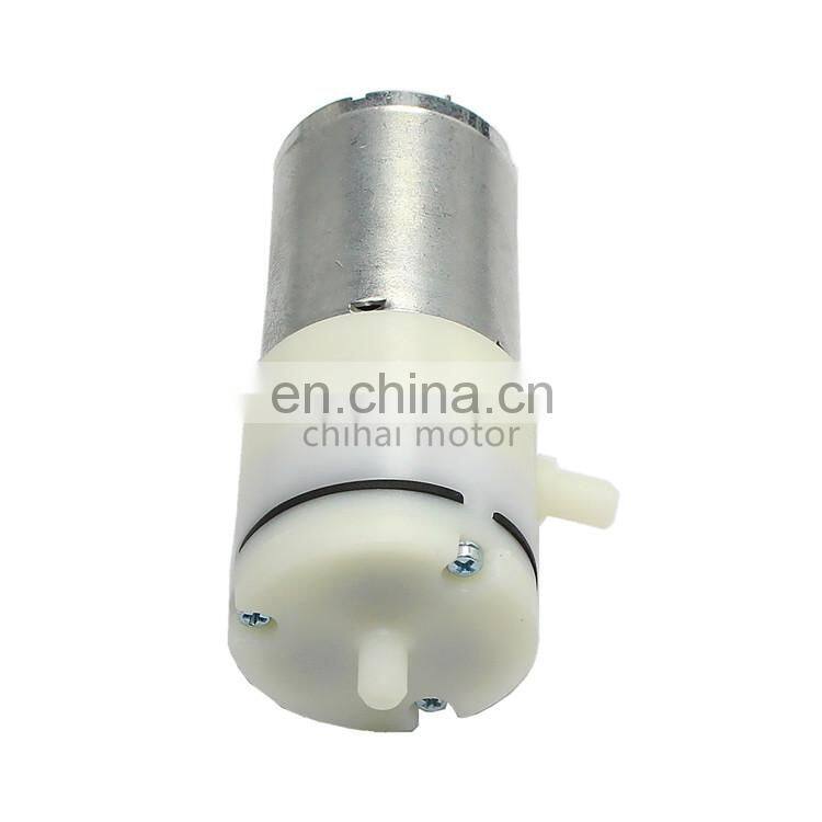 Chihai motor R370 25mm Mini charging vacuum suction negative pressure silent pump with solenoid valve