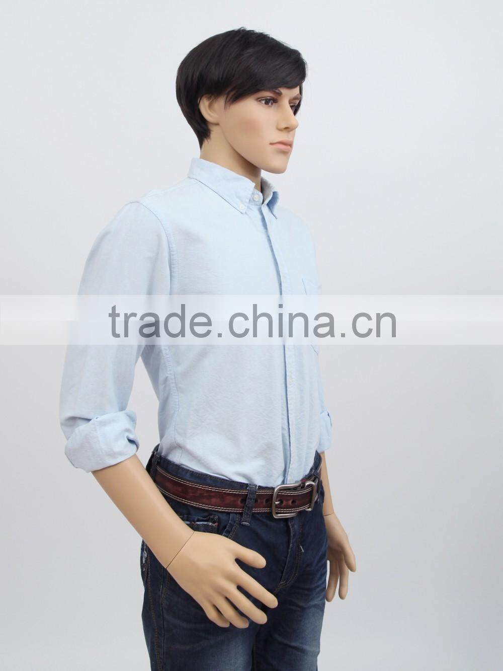 Fashion display wholesale full body men plastic mannequin realsitc male dummy manikin M0031-STM04
