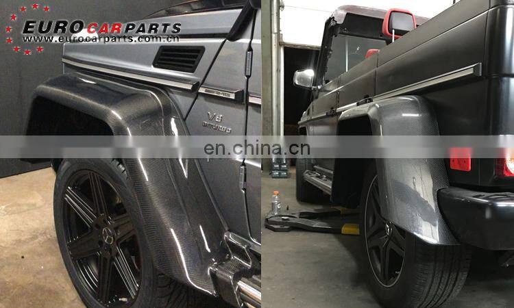W463 4x4 fender for G-class W463 G63 G65 to 4x4 wide over fenders full carbon fiber material