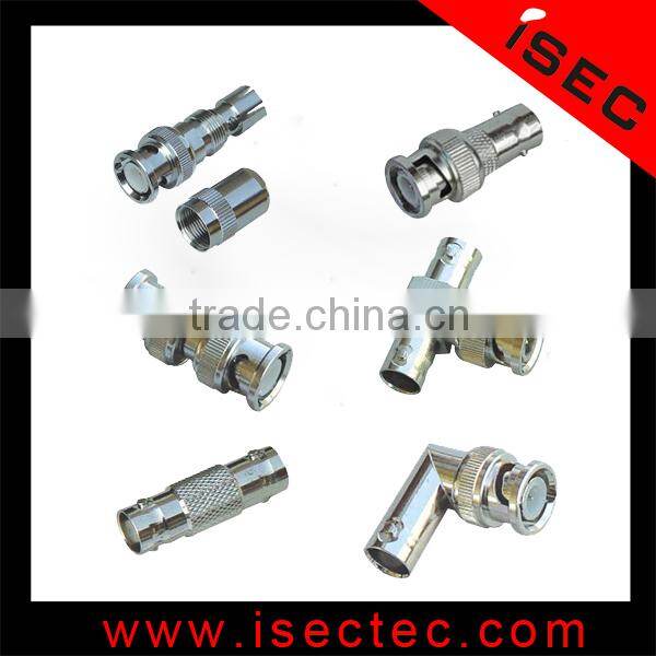 BNC male connector(Screw type) CCTV camera accessory to rj45 balun converter