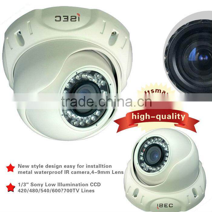 Chinese professioal mantfaturer:face recognise motion detection dwdr 700tvl sony color ccd cctv camera