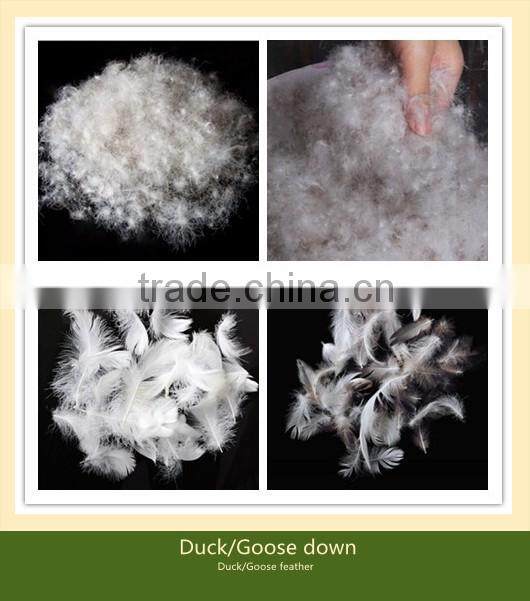 Feather duvet/stripe fabric quilt comforter/hotel bedding set