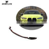 JCSportline G80 Pre-preg Front Canards for BMW 3 4 Series G80 M3 G82 M4 2D 4D 2021-2022
