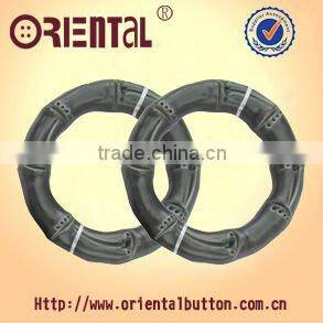 50mm rectangle shape customizable black plastic buckle