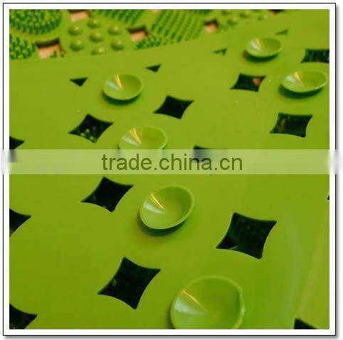 Large plastic bathroom floor mats