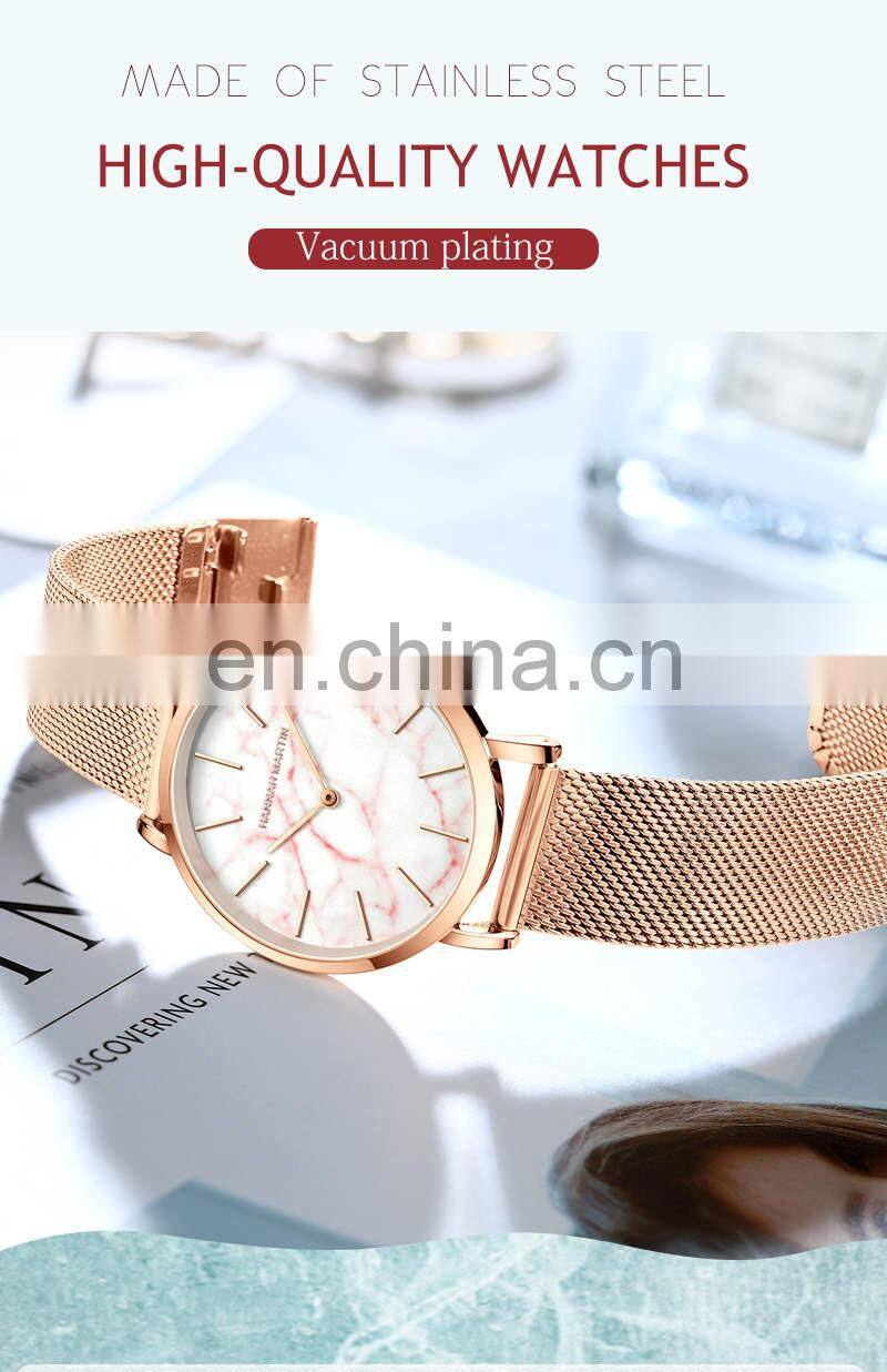 HANNAH MARTIN ST36 Women Quartz Watch Japanese Movement Fashion Design Ladies Wrist Watches