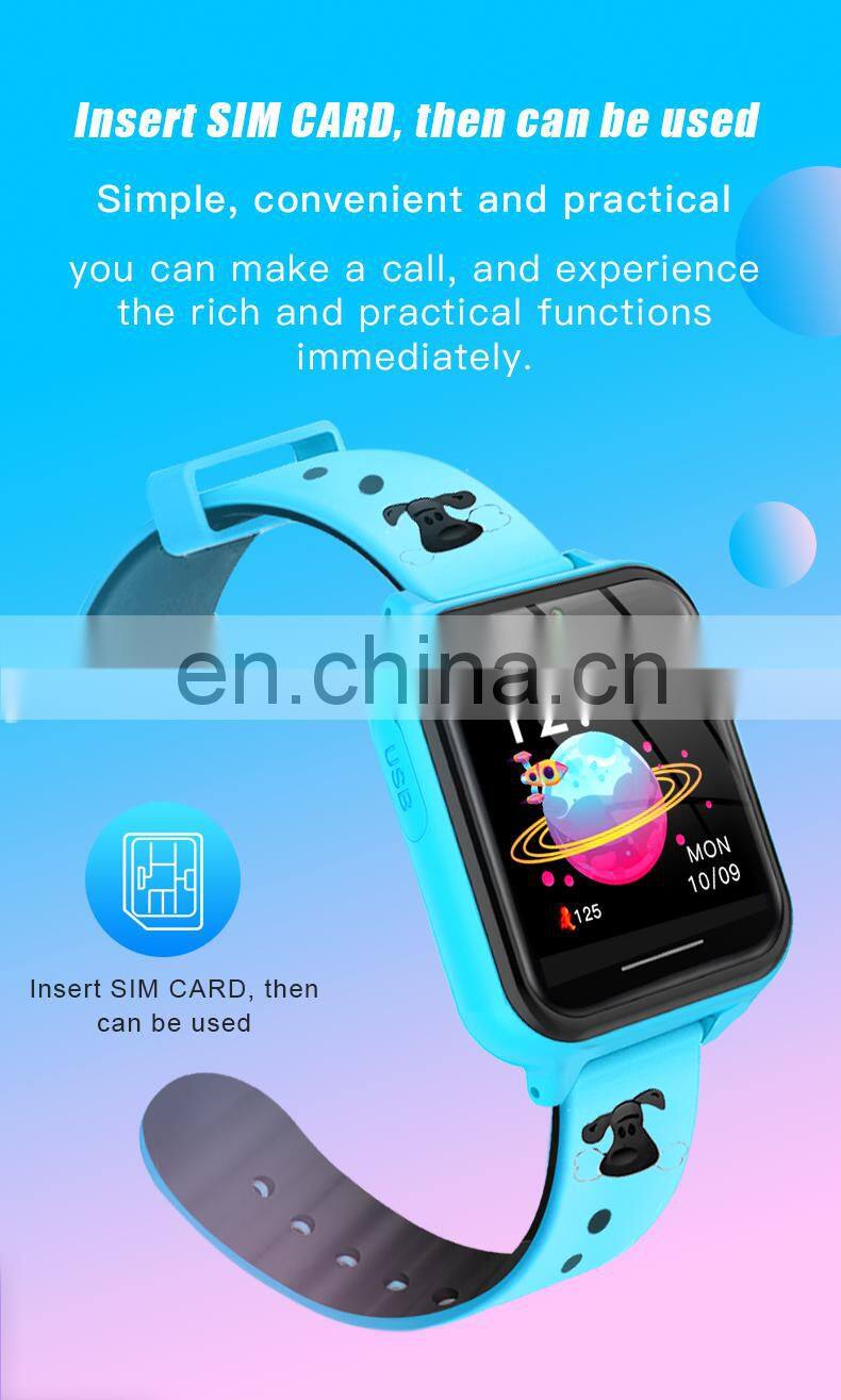 1.54 inch big touch screen high resolution camera kids game watch smart sim card 2g gsm smartwatches