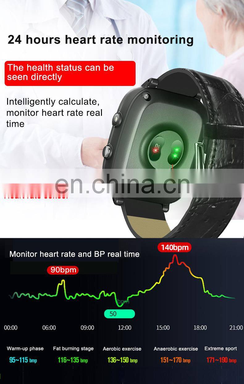 TOP Sale 4G T5S GPS WIFI Video Call Kids Elderly Smart watch, SOS Fall Down Detection Heart Rate Smartwatch wearable devices