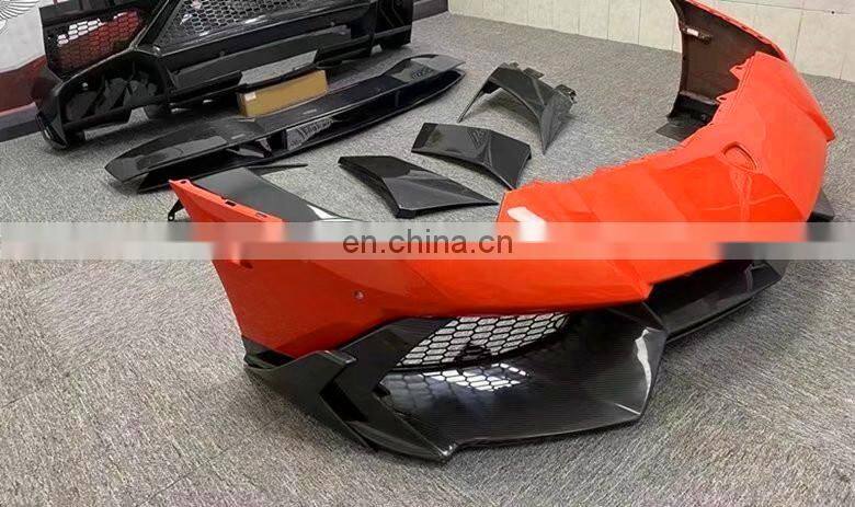 Runde Dry Carbon Fiber For Lamborghini Aventador Lp700 LP720 LP750 Upgrade Mansory Style Full Body Kit Front Rear Bumper Spoiler