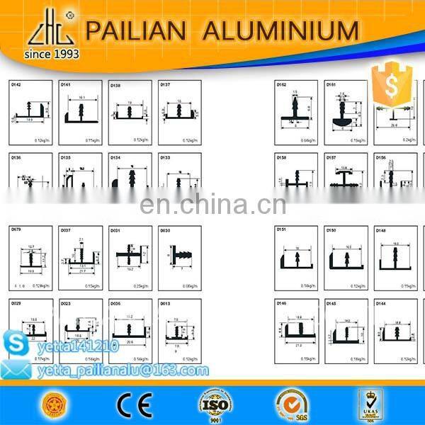 Grade 6000 series t shape extrusion,aluminum t slot profile tile trim,t shaped aluminum extrusion for Dubai market