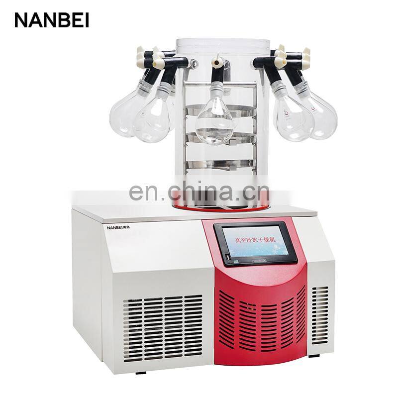 Pre-freezing function vacuum pilot lab commercial industrial freeze dryer for food