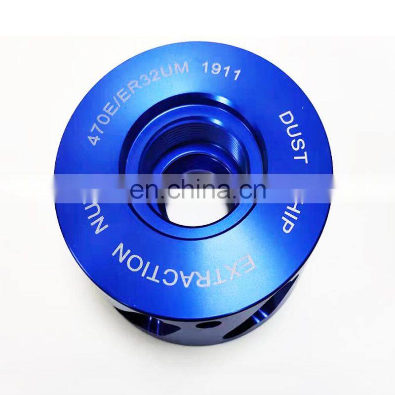 LIVTER Dust suction hat for woodworking cnc machine milling cutter 470E/ER32UM dust chip extraction nut