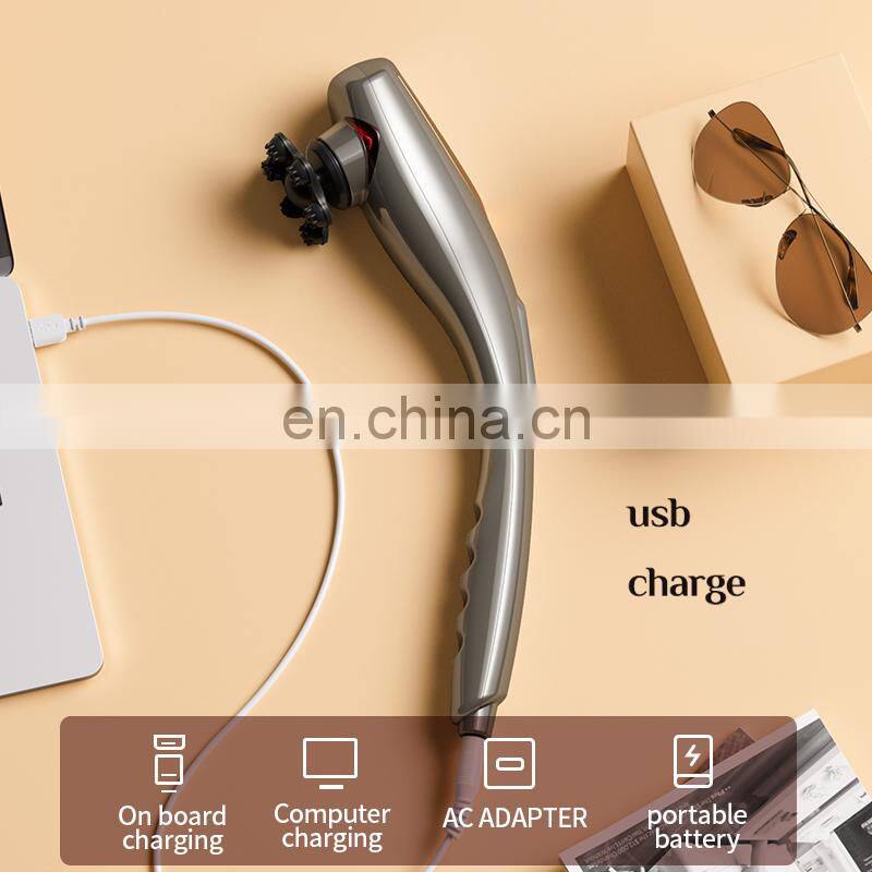 L11C High quality multifunction wireless charing massage hammer rechargeable massage stick