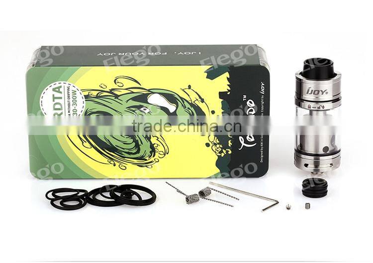 Stock Offer IJOY Tornado RDTA Tank with T4 Deck, Original IJOY Tornado