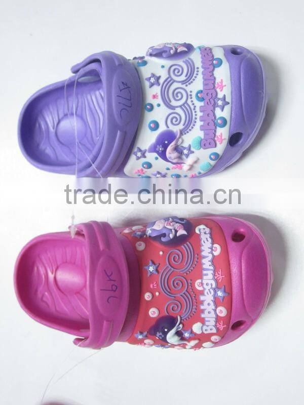 2013 eva pvc kids sandals flashing shoes lighting shoes