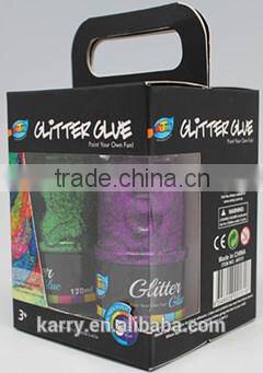 12ct Glitter Paint A0141,non toxic conforms to EN71