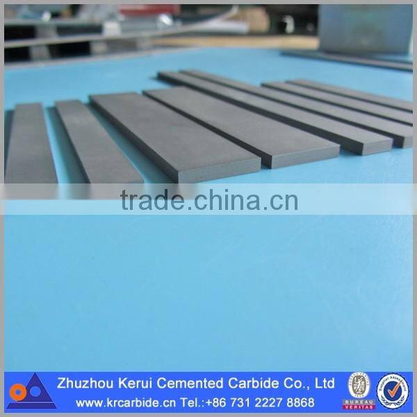 YG6X sintered cemented carbide flat bar rectangular carbide strip from Zhuzhou Kerui