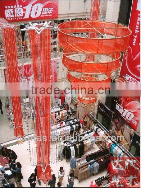 new year red style hotel /mall festival decoration