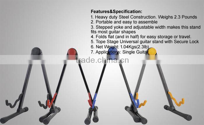 A Frame Folding Electric Guitar Music Stand GS001DRD