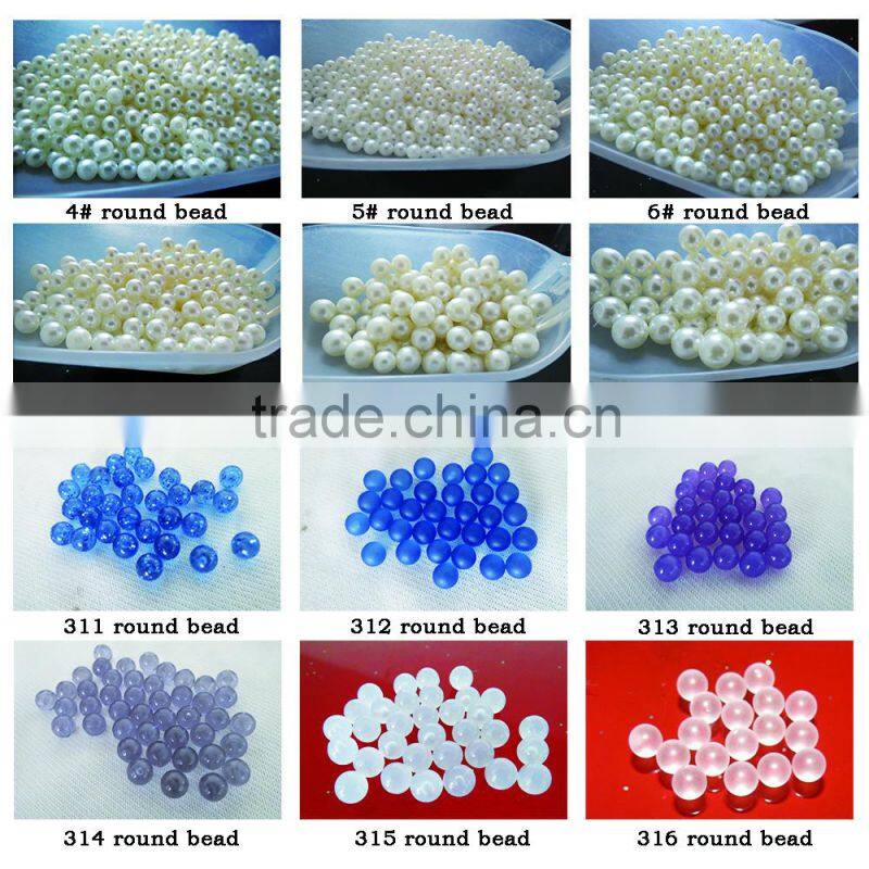 Newly High quality glass fake pearl bead