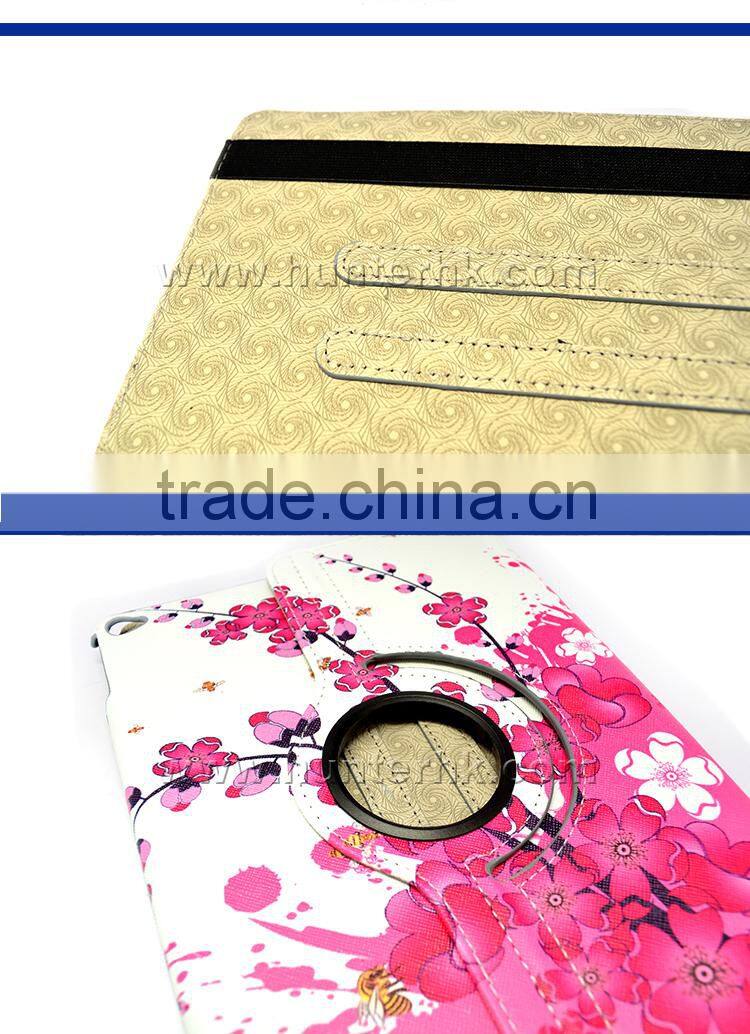 Pink Blossom Rotating Tablet Case For iPad Air 2