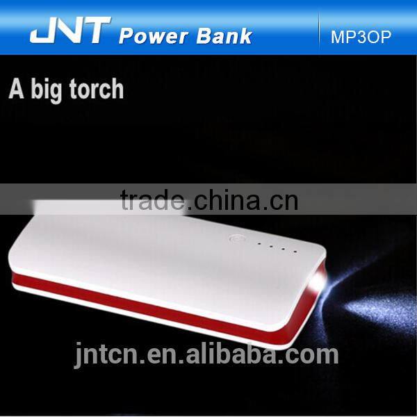 Top sell rechargeable battery charger power bank with 3 output 14000mAh