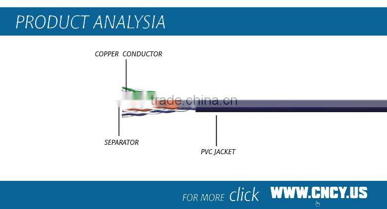 Systimax Schneider Amp D-Link Cat6 Cable Hot Sell UTP Cable Cat6 Price 100M Fluke Pass