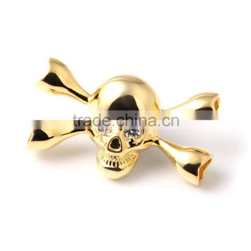 Latest Design Diamond Skull Clasp, Hot Sale North Skull Clasp, High Class 316l Stainless Steel Skul Clasp