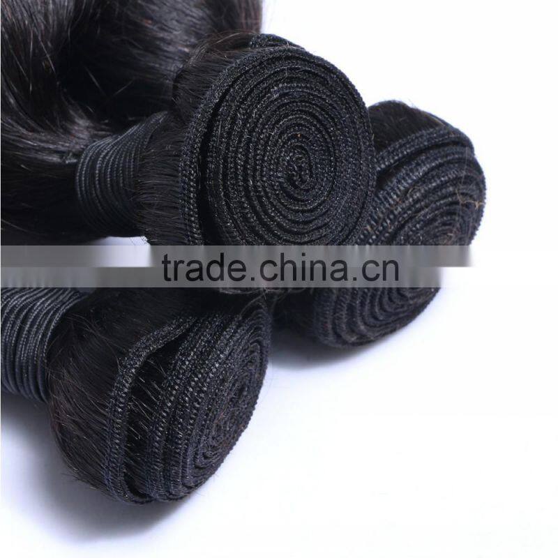 Loose wavy human tasha hair weave in hair extension no tangle no shed human hair weave