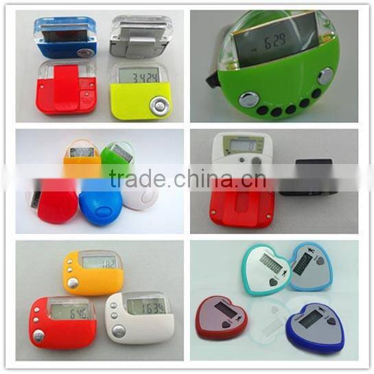 multifunctional lcd display manual for pedometer