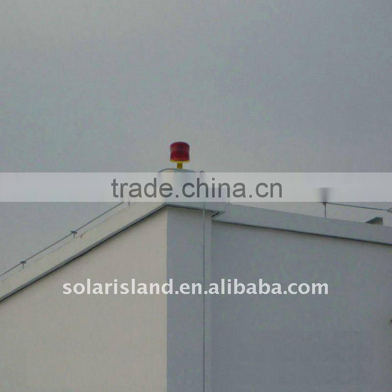 Hot sale! water-proof long visability LSW-008 Solar Aviation Obstruction Light