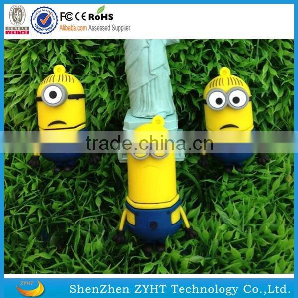 4gb yelllow man usb flash drive