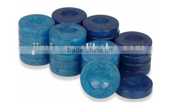 colored smooth marbleized mother of pearl backgammon checkers