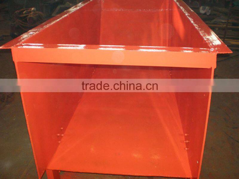 durable Vibrating Trough Feeder / chute feeder with Capacity 25-80 TPH