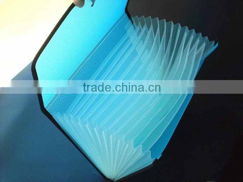 Document Bag Type and PP Material expanding file folder