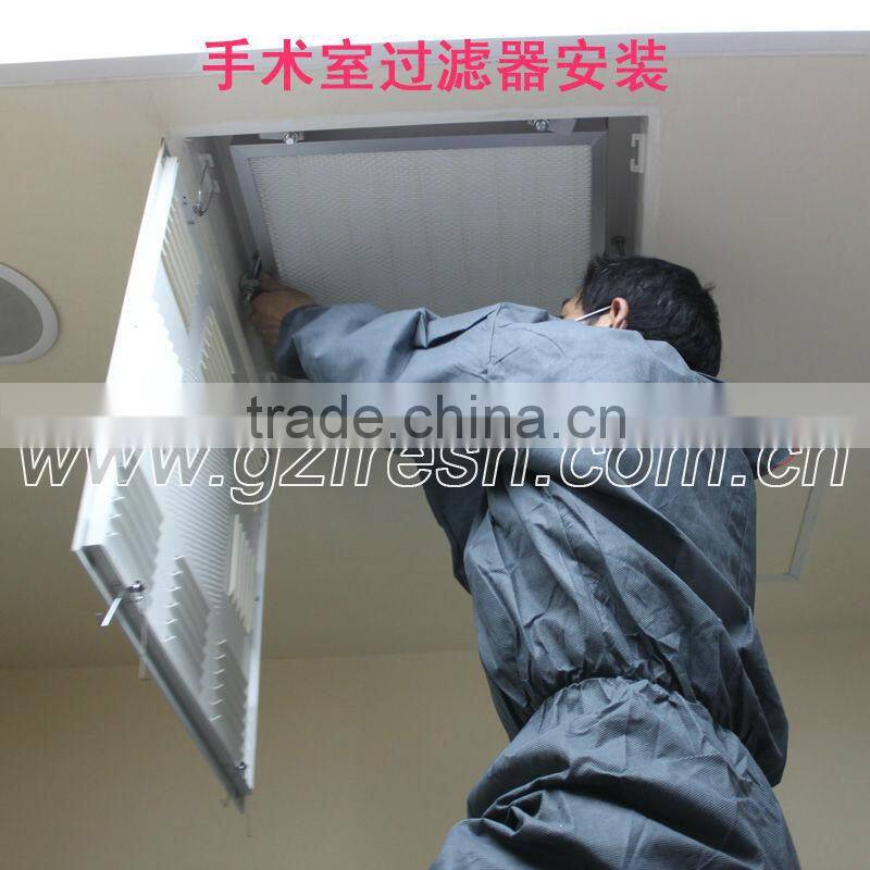 FRS-HD 99.9% deep pleat Hepa filter for HVAC for hospital