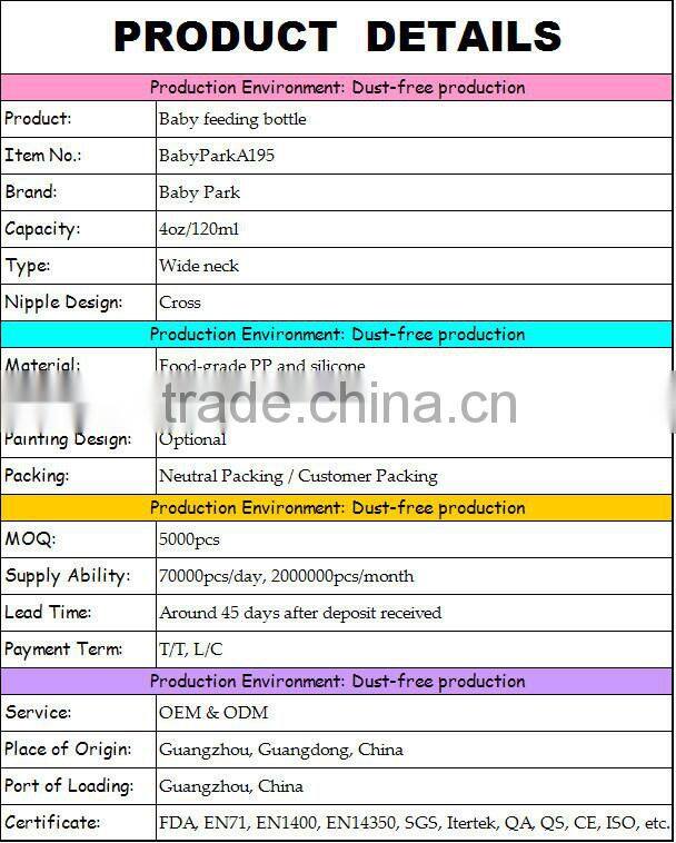 2015 best selling products baby product baby bottle baby feeding bottle