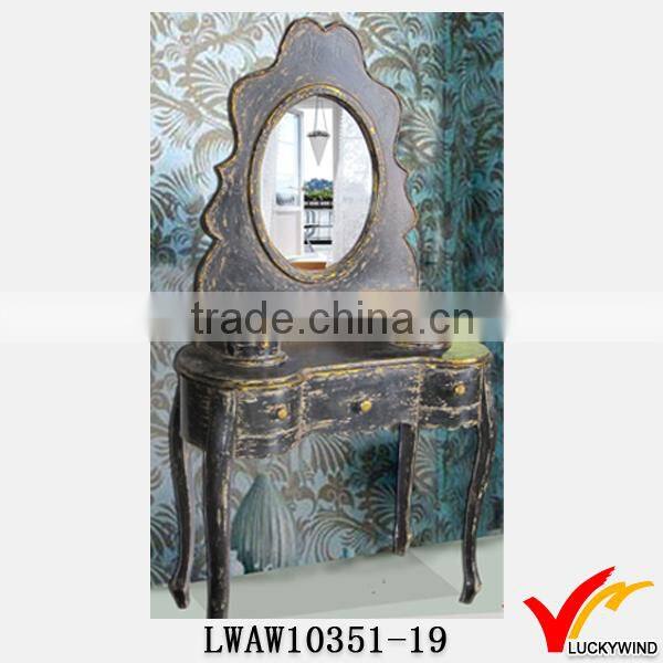 antique wooden toilet table