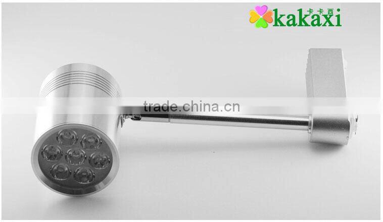 Kakaxi High Quality LED Track Light 7W Clothing Store Rail Lights Showcase LED Spotlights