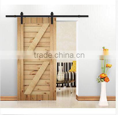 6FT Top Mount Sliding Barn Door Hardware/Wood Door System