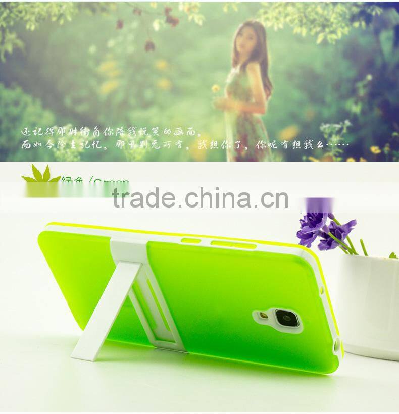 Keno Slim Fit Hybrid Flexible TPU Armor Defender Case with Kickstand for Xiaomi 4