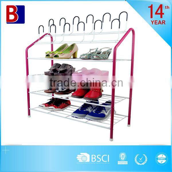 2014 the latest 4 tiers modern Shoes rack