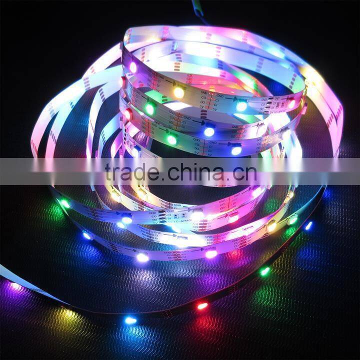 APA102C LED Strip, 120 LEDs /120 Pixels per meter WS2801 Inbuilt 5050 Addressable RGB LED Strip