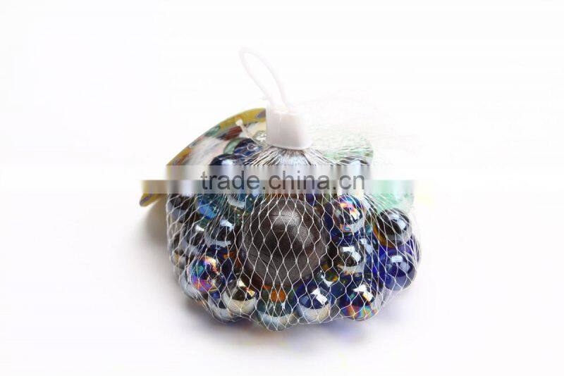 hot promotion fashion decorative round glass marbles with EN71