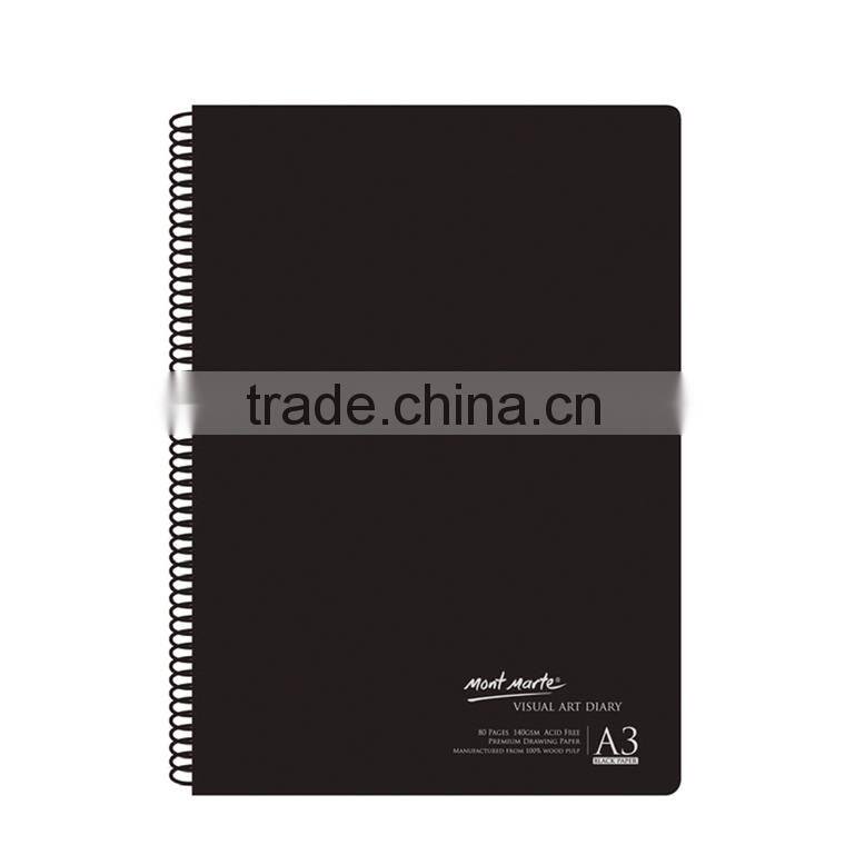 2015 NEW High Quality A3 140gsm 80 Pages Visual Art Diary