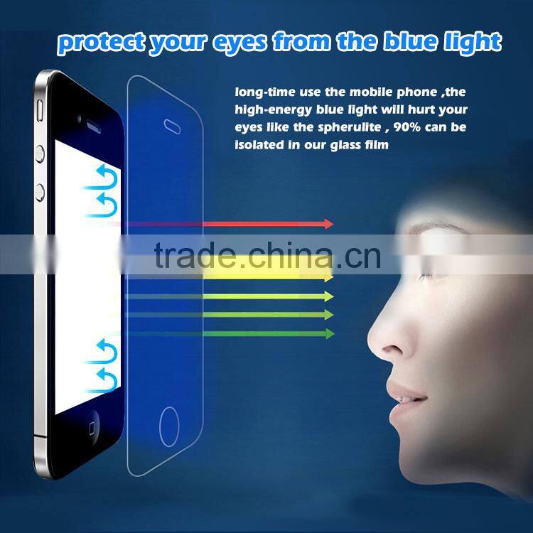 100% Genuine Eyes Care silk screen tempered glass anti-blue screen protector for iphone phone screen protector