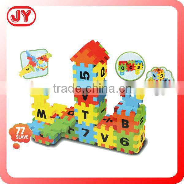 3D painted build house assembly toys for kids