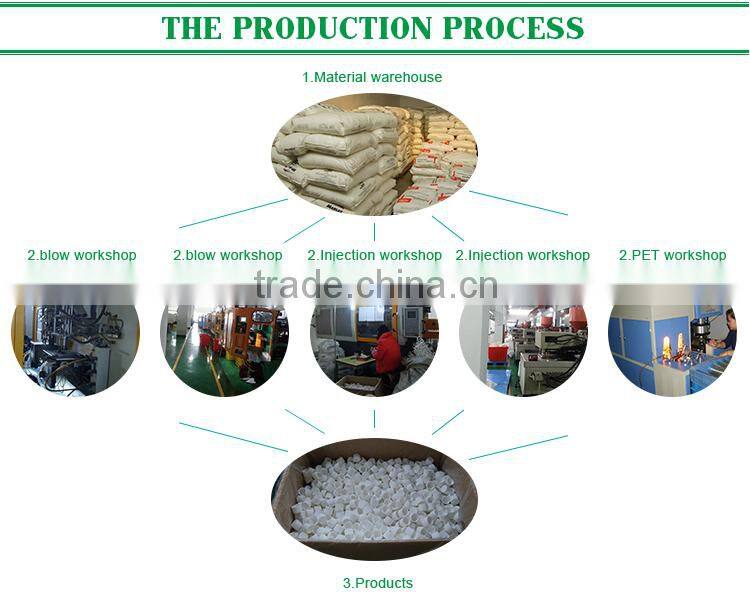 Empty plastic shampoo bottle 200ml